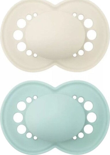 Mam Original Smokk 6+mnd Blå Beige 2 stk