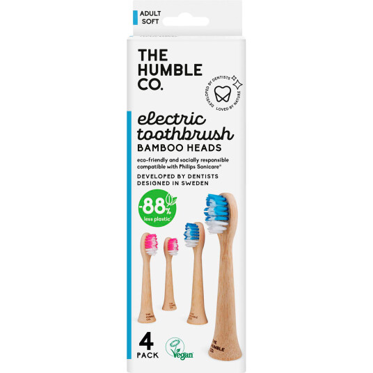 Humble Co. Bambus Soft børstehoder for Philips Sonicare
