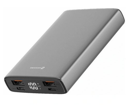 Swissten 22013915, 10000 Mah, Grå