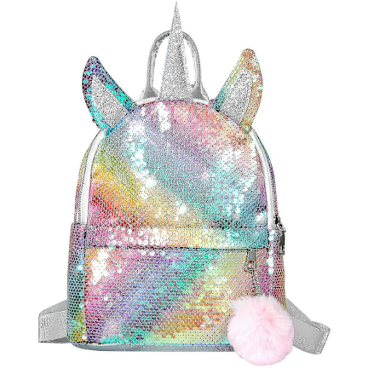 Jenter Paljett Ryggsekk Unicorn Ryggsekk Jente Paljett Skolesekk For Jenter Mote Og Slitesterk Reise Ryggsekk For Barn Jenter