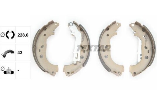Bremsesko sett TEXTAR 91062000