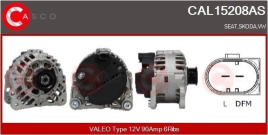 CASCO CAL15208AS Dynamo