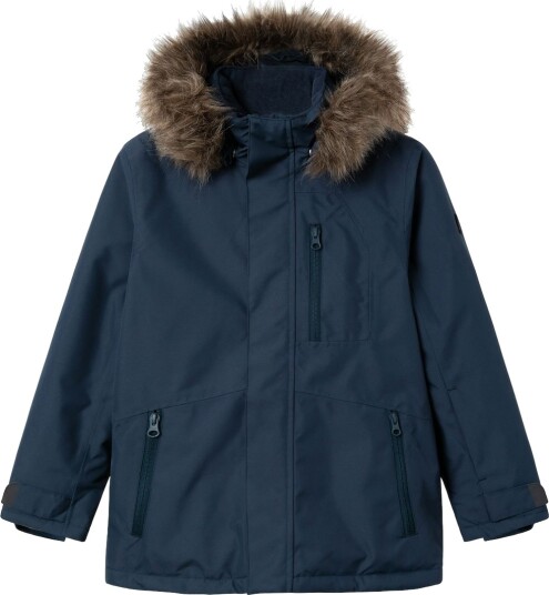 Name It Vinterjakke NkmSnø Noos Dark Sapphire Name It 8 år (128) Vinterjakke Blå