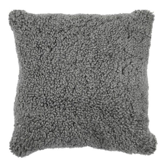 Natures Collection   Pute new zealand saueskinn kort ull 40x40 cm Grey