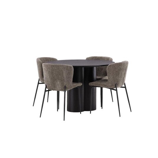 Venture Home Spisegruppe Venture Home Olivia med 4 Modesto Stoler GR23104