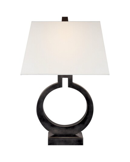 Ring Form bordslampa brons L
