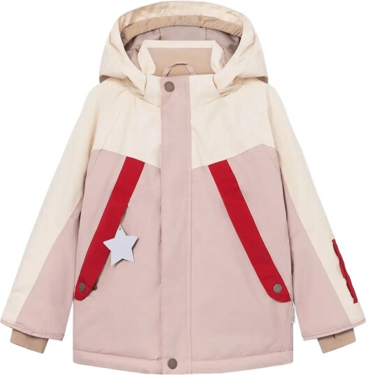 MINI A TURE Matvalonso Ski Jacket. Grs - WHITE - ADOBE ROSE - 4Y/104