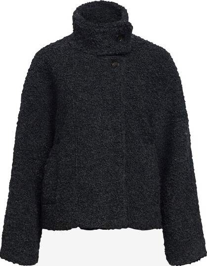 Object Ulljakke Objdiola L/s Short Grå Object Ulljakke Objdiola L/s Short Grå