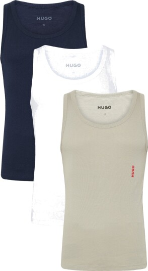 HUGO Tank Top Tripl. Pack Beige XL