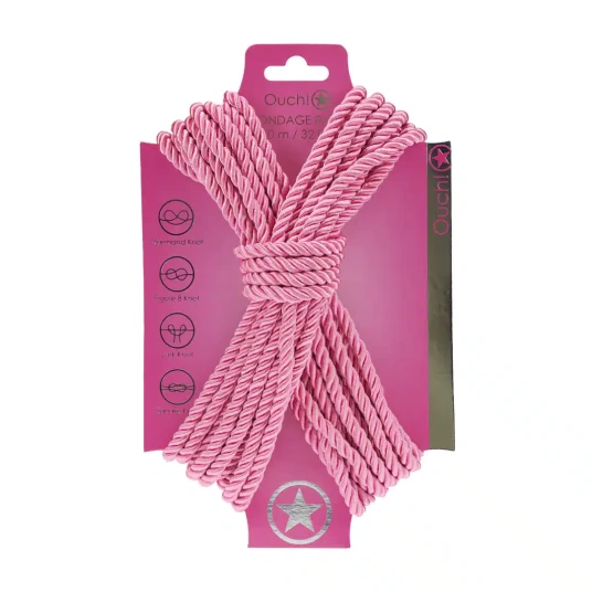 Ouch! Bondage rope - pink Ouch! Bondage rope - pink