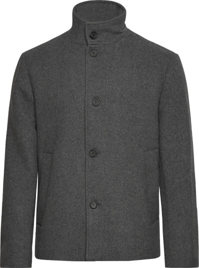 Selected Slhrainar Wool Blend Jacket Noos - Grey - L