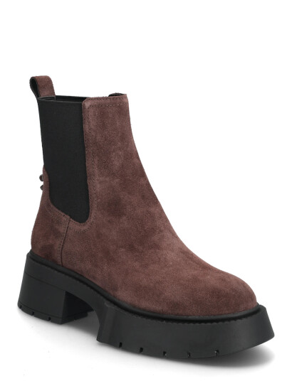 Coach Leah Platform Chelsea Bootie - Brown - 39.5 Coach Leah Platform Chelsea Bootie - Brown - 39.5
