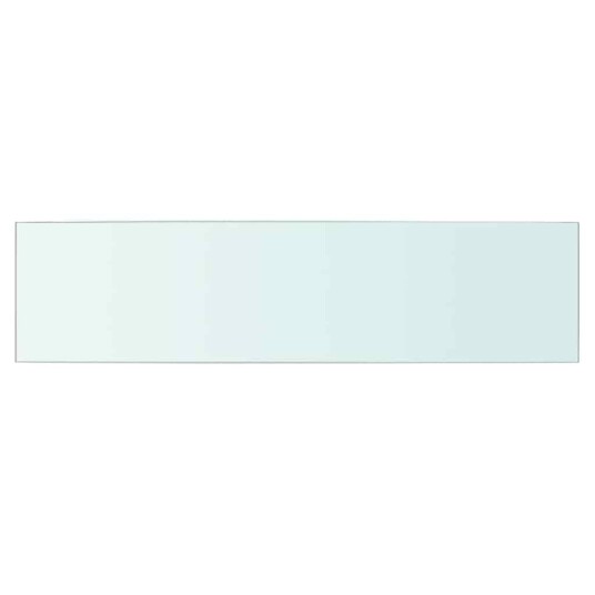 vidaXL Hyllepaneler 2 stk klart glass 60x15 cm vidaXL Hyllepaneler 2 stk klart glass 60x15 cm