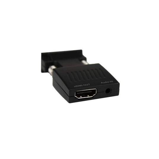 Estore VGA Til Hdmi adapter Med 3.5 Mm Lydport