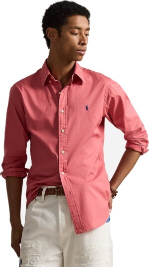 Polo Ralph Lauren Herre Skjorter Rød S, Polo Ralph Lauren Herre Skjorter Rød S,