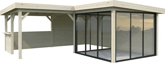 Hagestue Palmako Lenna 24,9 m2 Set 410 Slide