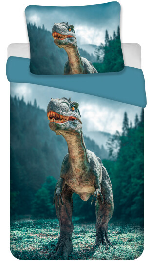 Bed Linen - Adult Size - Dino Blue (1000821) Bed Linen - Adult Size - Dino Blue (1000821)