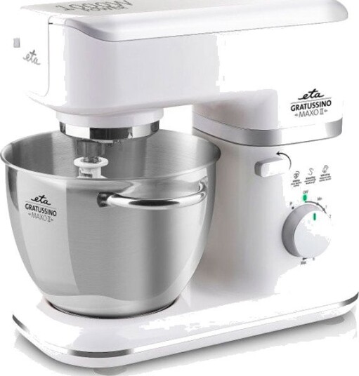 ETA Gratussino Maxo II Kjøkkenmaskin med tilbehør 1000W (4,5 liter) ETA Gratussino Maxo II Kjøkkenmaskin med tilbehør 1000W (4,5 liter)
