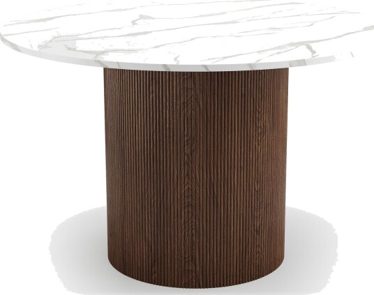 Uppveda Spisebord 120 cm Rundt - Brun