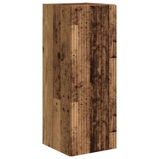 TV Veggskap 2 pcs Gamle tre 30 x 31 x 80 cm Konstruert tre