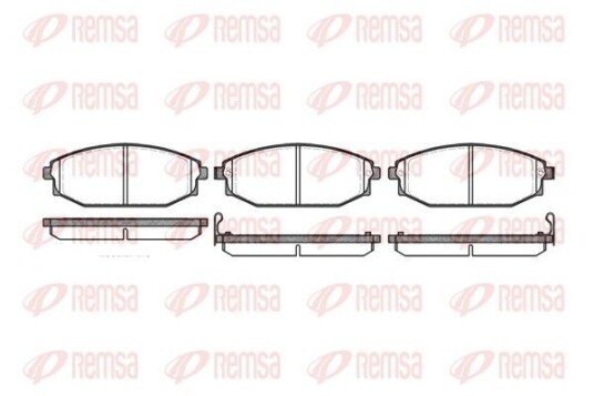 Bremseklosser REMSA 0734.02