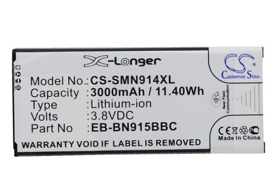 Samsung SM-N915J batteri (3000 mAh 3.8 V, NFC)