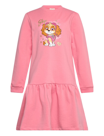 Minymo Dress Ls Sweat Pink 104