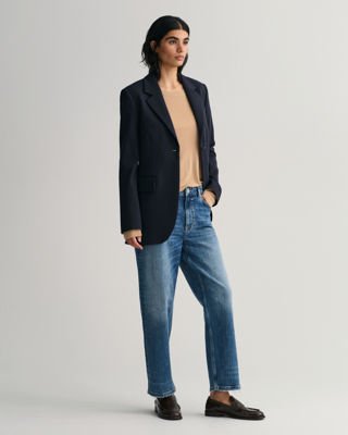 Jerseyblazer i regular fit EVENING BLUE 36