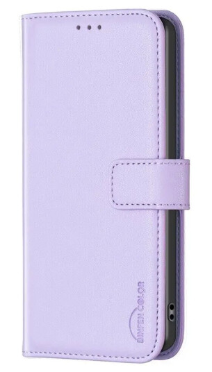 EIDERWOOD Sony Xperia 1 VI Kunst Skinn Flip Deksel m. Stativ & Lommebok - Lavendel