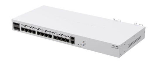 MikroTik CCR2116-12G-4S+ 16-Port 10G Router med Gigabit Ethernet - Hvit