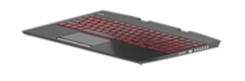 HP Top cover W/Keyboard WTL GR