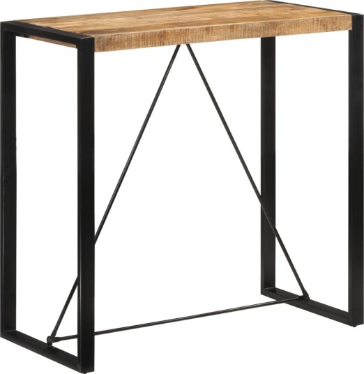 Barbord 110x55x110 cm grovt heltre mangotre