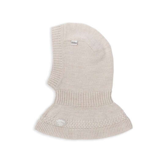 Lillelam   Balaclava i Ull Classic Lys Beige   44 46cm