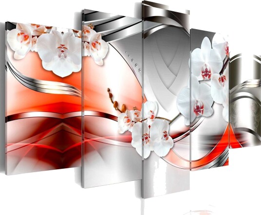 Bilde Flowers Of Future Ii 100x50 Artgeist sp. z o. o.
