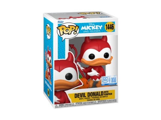 Funko POP Disney Devil Donald med Chase actionfigur i displayeske