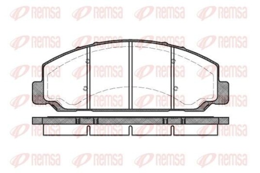 Bremseklosser REMSA 0764.00