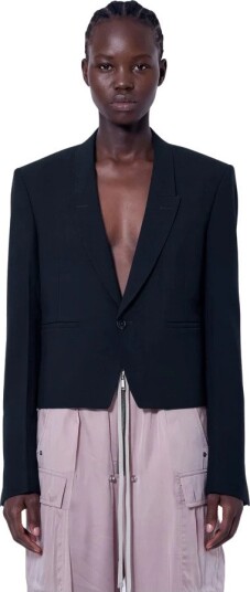 Rick Owens Dame Jakker Svart S, Rick Owens Dame Jakker Svart S,