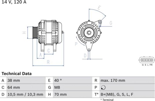 Dynamo BOSCH 0 986 082 720