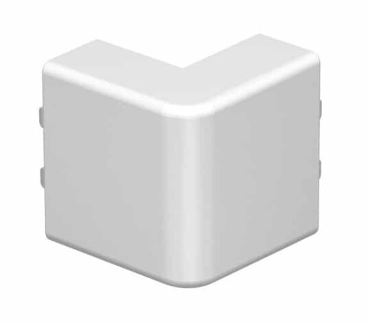 OBO Utvendig Hjørne WDK 20x50 RAL 9010 Hvit for Strømkabel OBO Utvendig Hjørne WDK 20x50 RAL 9010 Hvit for Strømkabel