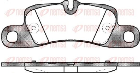 Bremseklosser REMSA 1379.00 Bremseklosser REMSA 1379.00