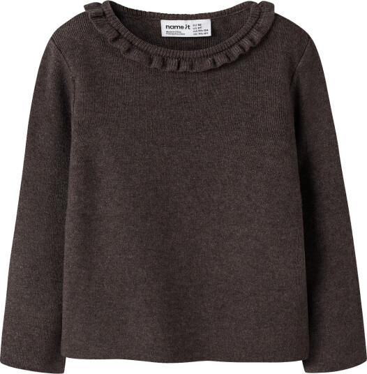 Name It Nmfnalie Ls Knit Brown 116