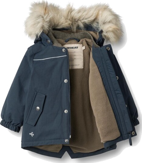 Wheat Jacket Kasper Tech Blå 74