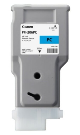 Canon 5307B001 Canon PFI-206 PC Blekkpatron cyan, 300 ml Canon 5307B001 Canon PFI-206 PC Blekkpatron cyan, 300 ml