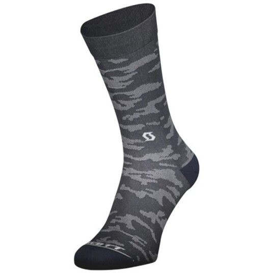 SCOTT Trail Camo Crew Sykkelstrømper Grå