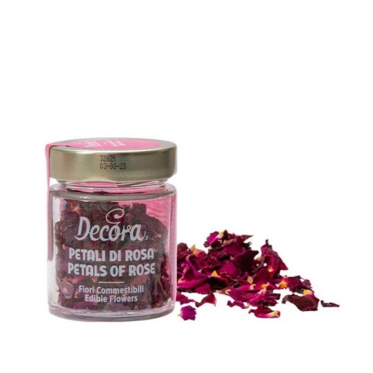 Decora Spiselige Blomster Roseblad 4g 