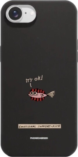 Phonecases3D iPhone 17e/16e Maja Säfström Compostable Case Svart MAJA6-IP16E