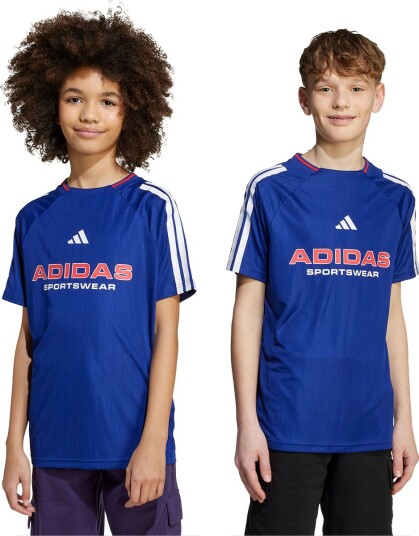 adidas Tiro T-skjorte Barn Blå 128