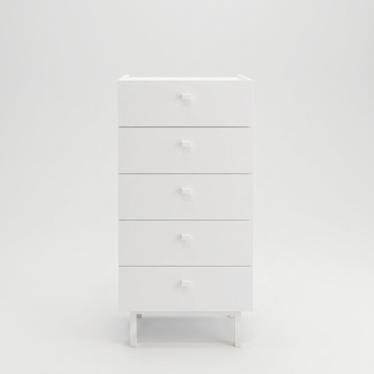 Kommode Hanah Home Luke 47,9 x 96,6 x 36,8 cm Hvit Hvit