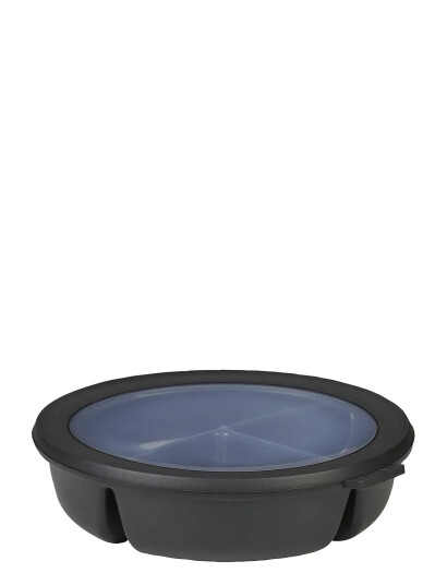 Mepal Skål M/Låg Trio Cirqula - Black - 22.5X22.5X5.8CM Mepal Skål M/Låg Trio Cirqula - Black - 22.5X22.5X5.8CM