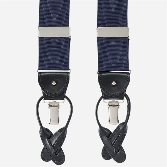 Ferner Jacobsen Moirè Navy Ferner Jacobsen Moirè Navy